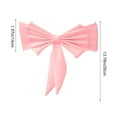 thumbnail image 3 of Hometravel Thick Chair Back Bow Decor, Air-Cushioned Banquet Chair Ribbon, Decorative Chair Back Cover for Holiday and Special Event Decorations, 3 of 6