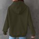 thumbnail image 4 of HongQid Womens Hoodies Casual Long Sleeve Drawstring Waffle Pullover Tops Loose Hooded Sweatshirt with Pocket, 4 of 4