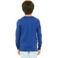 thumbnail image 3 of Daxton Youth Size Long Sleeve Tee Basic Tshirt Tops, Royal T Shirt, Size X-Large, 3 of 4