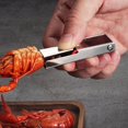 thumbnail image 4 of QTOCIO Ouvre-Crevettes en Acier Inoxydable Éplucheur d'Écailles Outil de Peeling Gadgets de Cuisine, 4 of 9