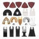 thumbnail image 1 of Hojas De Sierra Oscilantes Kit De Hojas De Herramientas Multifuncionales Oscilantes Universales Con Escalas Transparentes 66 Piezas Yuarrent TO002537-00, 1 of 7
