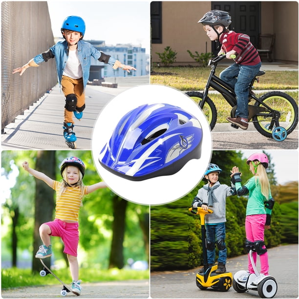 Bicicleta Casco de equitación para niños Ndcxsfigh Casco de deportivo de dibujos animados anticaída (Royalblue)