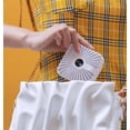thumbnail image 3 of Ventilador portátil blanco, miniventilador recargable por USB, ventilador personal de mano para el hogar, la oficina, viajes al aire libre, 3 of 5