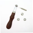 thumbnail image 2 of GOOHOCHY Leathercraft Punching Tools 1 Set 15x10x3.5cm Iron Wood Assorted Color, 2 of 8