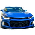 thumbnail image 2 of Ikon Motorsports Compatible with 16-24 Chevy Camaro 2Dr ZL1 Style Unpainted Black Upper Grille - ABS 2016 2017 2018, 2 of 7