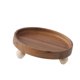 thumbnail image 4 of Pedestal de madera, elevador de madera, elegante organizador de tocador, centro de mesa, vela L, 4 of 9