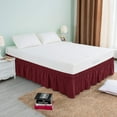 thumbnail image 2 of Subrtex Easy Fit Bed Skirts , Wrap Around Dust Ruffle with Long Tailored Drop, 2 of 6