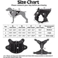 thumbnail image 2 of Ubiuo Tactical Dog Harness And 4ft Bungee Leash, Military Dog Harness Set For Large Medium Dogs, Hunting, Training - -, 2 of 5