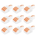thumbnail image 2 of Solder Seal Wire Connectors, Wire Connector Durable  For Lighting For Motors For Electrical Control Orange, 2 of 8