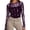 C511/Purple, variant on XIYON Womens Tshirt Fashionable Mesh Long Sleeve Top Elegant For Casual And Evening Wear Classic Summer Tees