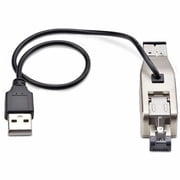 Gigabit Fiber to RJ45 Ethernet Media Converter Dongle, USB Powered, SMF/MMF, Single/Multimode Optical Fiber, Metal Housing