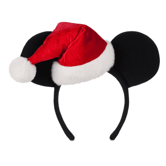 Disney Mickey Mouse Santa Hat Ear Headband for Adults