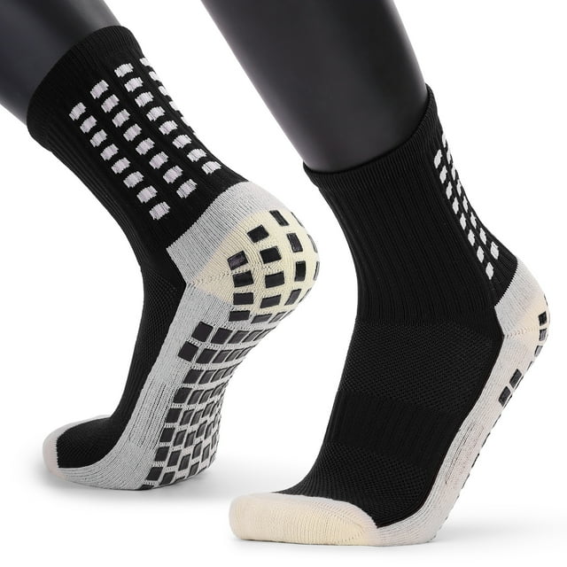 Calcetines Calcetines de fútbol antideslizantes para hombre Calcetines largos atléticos Calcetines d TOMSHOO Calcetines