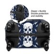 thumbnail image 4 of Lsque white arrow Skull Printed Luggage Cover, Travel Luggage Protector,Scratch and Dirt Resistant, Fits 18-32 Inch Luggage - X-Large, 4 of 9
