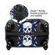 thumbnail image 2 of Fotbe white arrow Skull Funda Protectora para Equipaje, Antirrayones y Resistente a la Suciedad, Compatible con Maletas de 18 a 32 Pulgadas-Small, 2 of 7