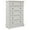 Antique White, variant on Signature Design by Ashley Lettner 5 Drawer Chest in Light Gray