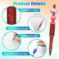 thumbnail image 5 of 75 Pcs DIY Diamond Beadable Pen Kit - 25 Plastic Rhinestone Beaded Pens Bulk, 5 of 9