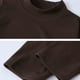 thumbnail image 5 of pstuiky Camisas casuales de manga larga para hombre, Suéter de punto cálido de color sólido de moda informal para hombre, manga larga, top redondo top de hombre s, 5 of 9