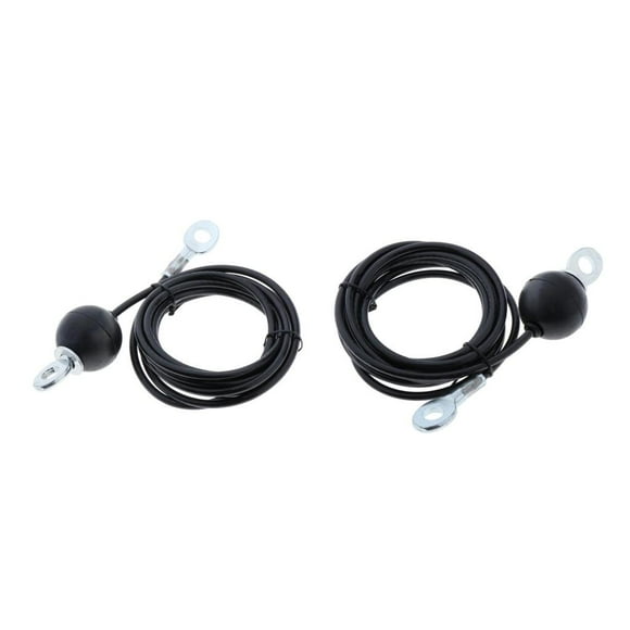 koolsoo 2x Steel Wire Cable Fitness Gym Equipment Pulley LAT Pulldown Replacement Cable