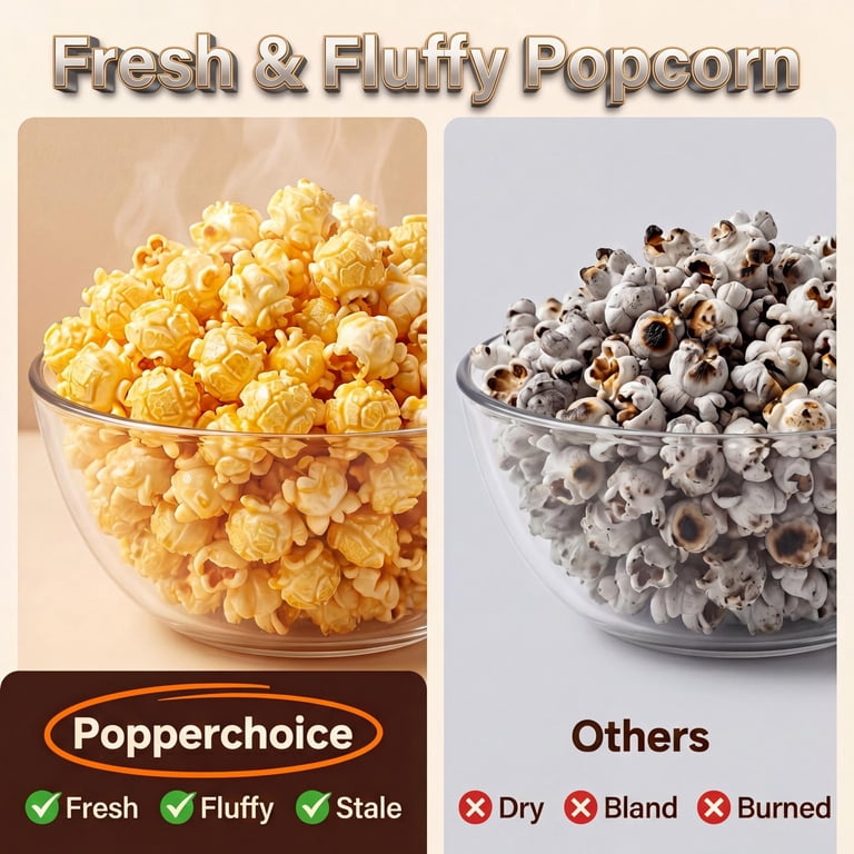 Ambler 1200W Electric Hot Air Popcorn Maker photo 6