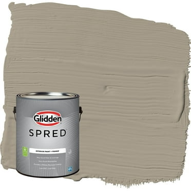 Glidden Spred Grab-N-Go Stonehenge Greige / Gray Semi-Gloss Interior Paint with Primer, 1 Gallon