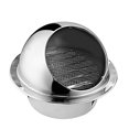 thumbnail image 3 of Grille d'Aération Ronde en Acier Inoxydable 304 avec Couverture de Ventilation Murale 4 Pouces, 3 of 5