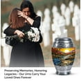 thumbnail image 4 of River Urns For Human Ashes Adult Man, Cremation Urns For Ashes Adult Male - Funeral Urn For Ashes For Men, Small Urn For Adult Female Ashes - Urns For Human Ashes Adult Female Mom (3inch,2pcs), 4 of 5