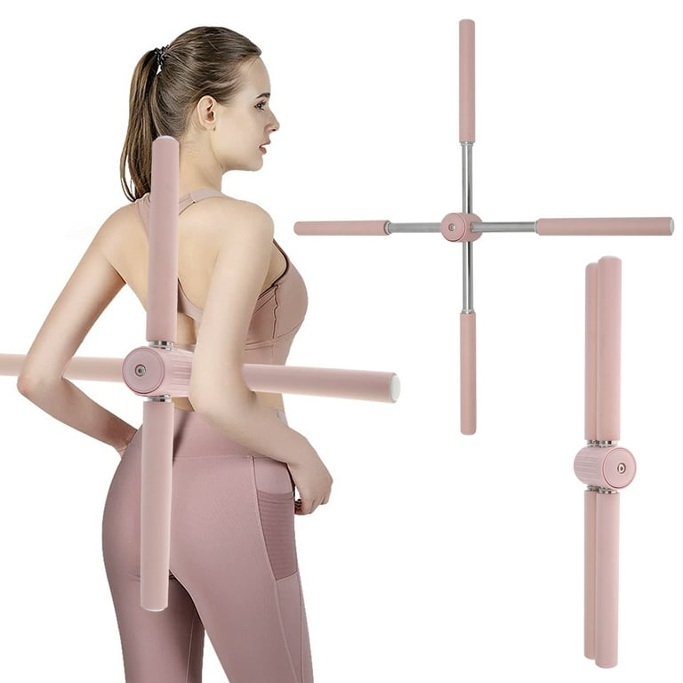 Posture Corrector Retractable Yoga Stick Stretching Tool Yoga Training  Sticks for Posture Back Straightener Humpback Correction Sticks for Adult  and