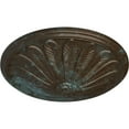 thumbnail image 3 of Ekena Millwork 25 1/2"OD x 5 1/2"P Brontes Ceiling Medallion (Fits Canopies up to 3 5/8"), Hand-Painted Bronze Blue Patina, 3 of 6