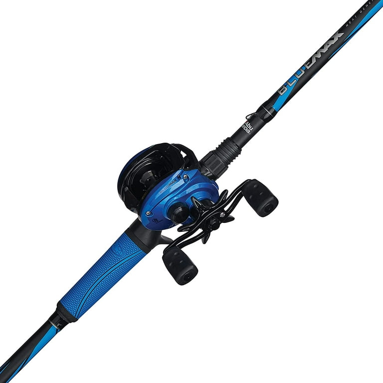 Abu Garcia Blue Max 7' Low Profile Baitcaster Fishing Rod and Reel