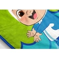 thumbnail image 5 of CoComelon JJ Shark Kids 46"x60" Plush Throw, 100% Microfiber, Green, 5 of 5