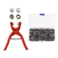 thumbnail image 2 of Abbracc Snap Fastener Five Claw Buckle Installation Tool Accessories Anti Rust 0.36 inch 50 Sets Snaps, 2 of 9