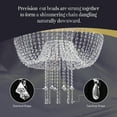 thumbnail image 2 of Wildnix 60cm Transparent Hanging Wedding Cake Rack, Acrylic or Crystal Material, Elegant Dessert Table Decoration, Stage Display Stand, 2 of 6