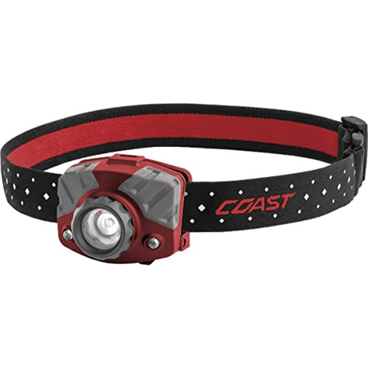 Coast Cutlery / Tek Torches 20618 FL75R Rechargeable Headlamp, Red