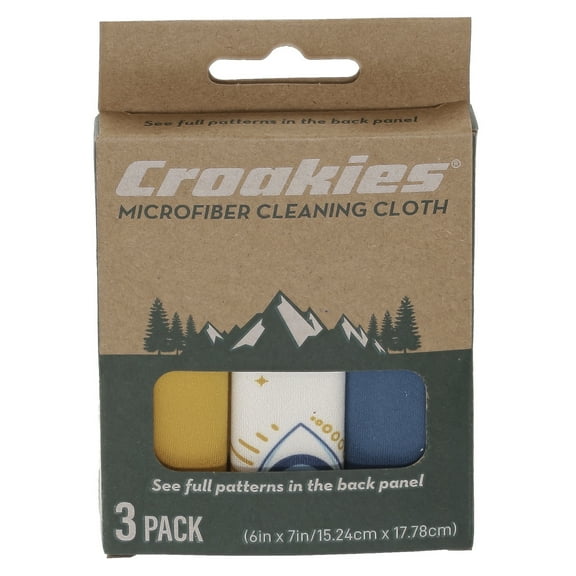 Croakies Tripack Eye See You Microfiber Lens Cleaning Cloths