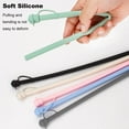 thumbnail image 3 of 1/6Pcs Silicone Straw Set for 30/40oz Tumblers Reusable Straws with Covers Food-Grade Easy to Clean Replacement Silicone Straws for Travel Outdoor Activities, 3 of 7