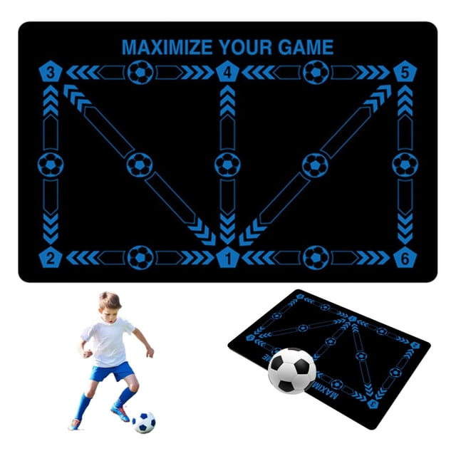 Football Footstep Training Mat Soccer Training Mat Agility Footstep Training Mat Soccer Mat For All Non Slip Silent Equipment For All Ages Strength And Coordination