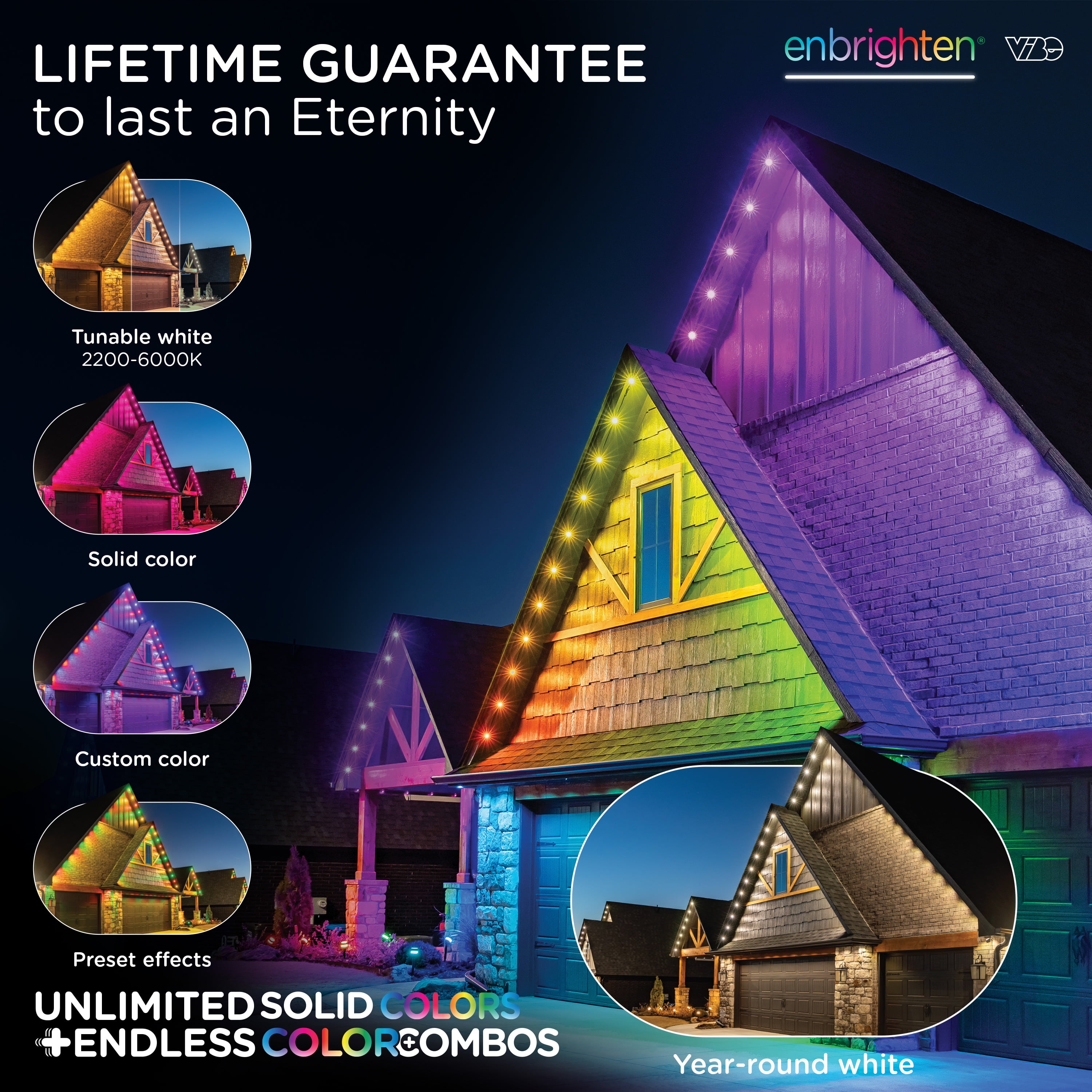 VIBE WiFi Color-Changing Eternity Eave Lights - Thumbnail 3