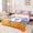 Orange Pink B, variant on Feelyou Waffle Baseball Letter J Queen Sheets for Kids, Sprinkle Ice Cream Drip Queen Sheet Sets, 4pcs, 1 Flat Sheet, 1 Fitted Sheet and 2 Pillowcases