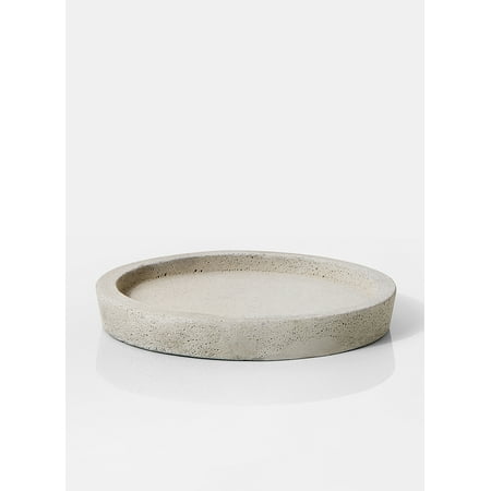 

9 1/4in Limestone Cement Saucer