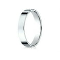 thumbnail image 2 of 14k Gold 4.0mm Traditional Flat Wedding Band / Ring, 2 of 9