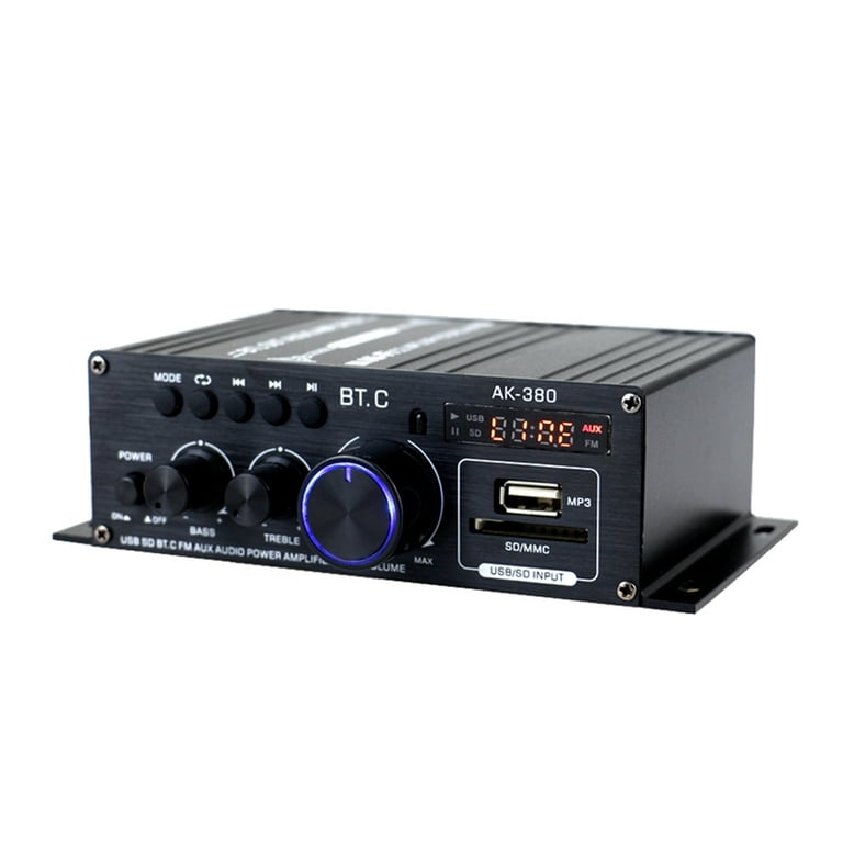 AK380 Mini Audio Power Amplifier Portable Sound Amplifier Speaker