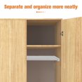 thumbnail image 3 of HLONKLockers Tension Shelf Expandable Narrow Shelf Expandable Closet Shelf Expandable Shelf Expandable Locker Shelf Locker Organizer, 3 of 8