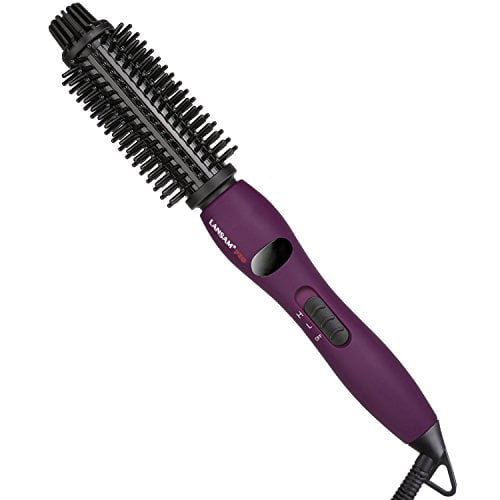 KanCai Curling Iron Brush, 1 Inch Dual Voltage Ceramic Tourmaline Ionic
