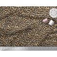 thumbnail image 1 of Soimoi Orange Heavy Satin Fabric Leopard Animal Skin Print Sewing Fabric Yard 56 Inch Wide, 1 of 3