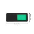 thumbnail image 2 of Greenadscape 2Ud Deslizante Para Negro De Material ABS Resistente Señal De Puerta Ocupado Vacante, 2 of 8