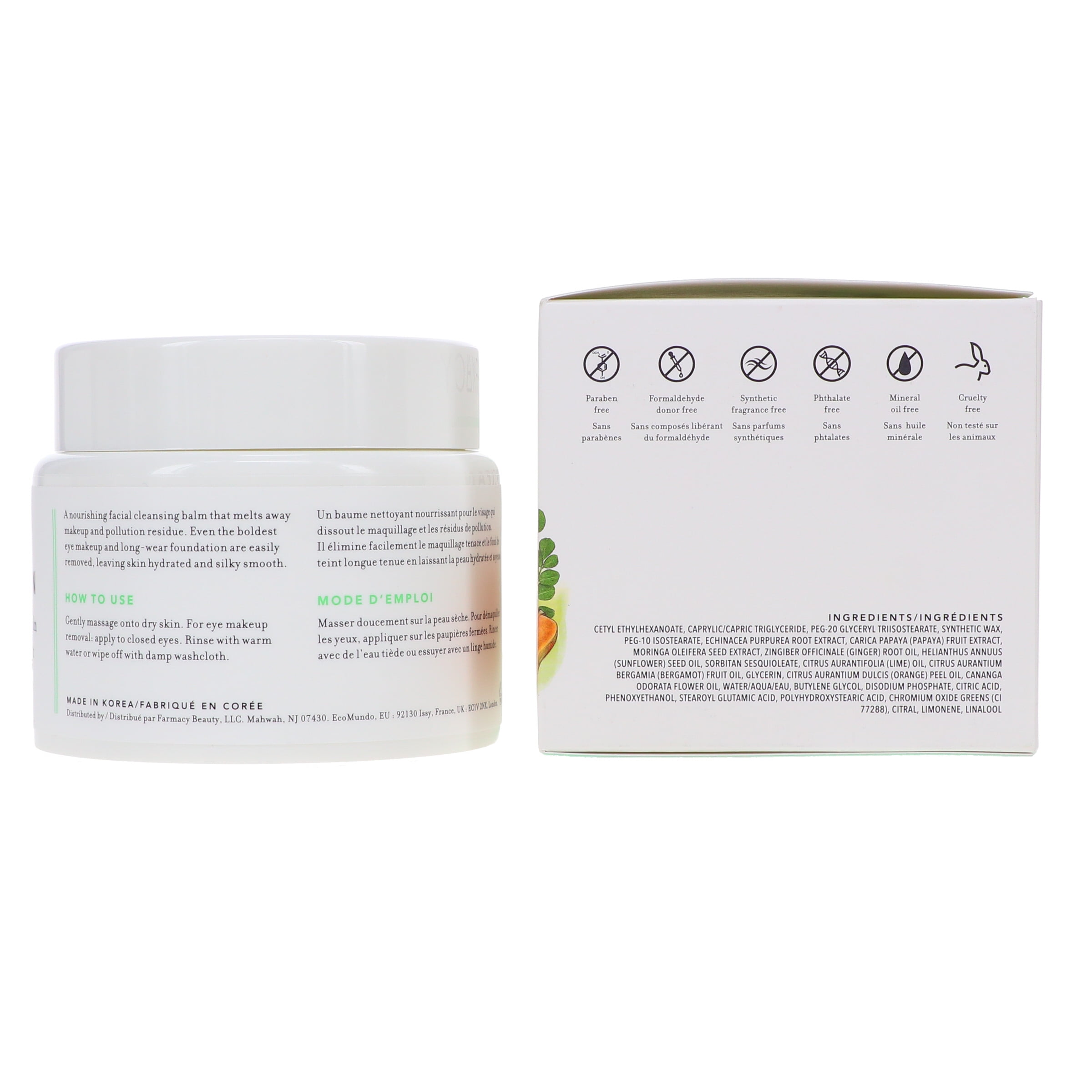 Farmacy Green Clean Makeup Meltaway Cleansing Balm 6.8 oz