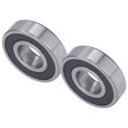 thumbnail image 4 of 2Pcs Deep Grooves Ball Bearings Rubber Sealed Bearing For Relatively Stable Linear Motion Equipment, 4 of 8