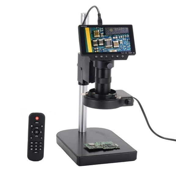 Hayear Full Set 16MP 4K HDMI USB WIFI Digital Industrial Microscope Camera Tablet with 100X C-mount Lens