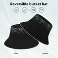 thumbnail image 5 of Easygdp Silver Glitter1 Double-Sided Reflective Fisherman Hat for Outdoor and Night Walking, Unisex, 5 of 9